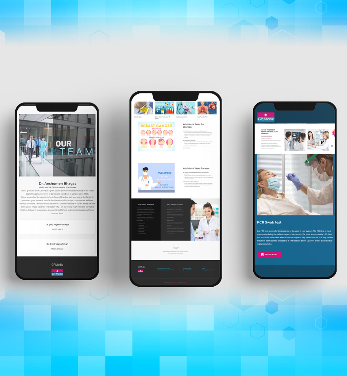 Responsive Website For Healthcare Services in UK - London