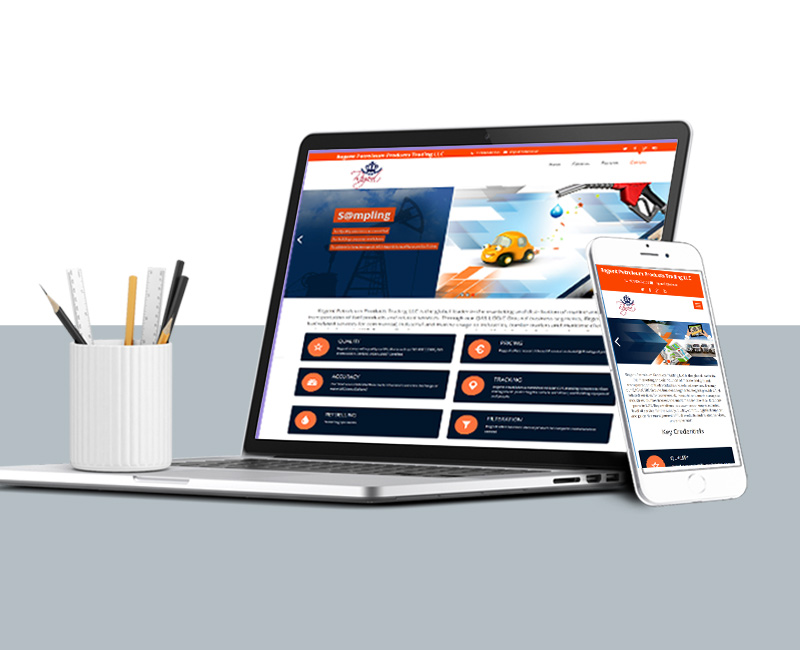 Responsive - Mobile Ready Website For Petroleum Industry